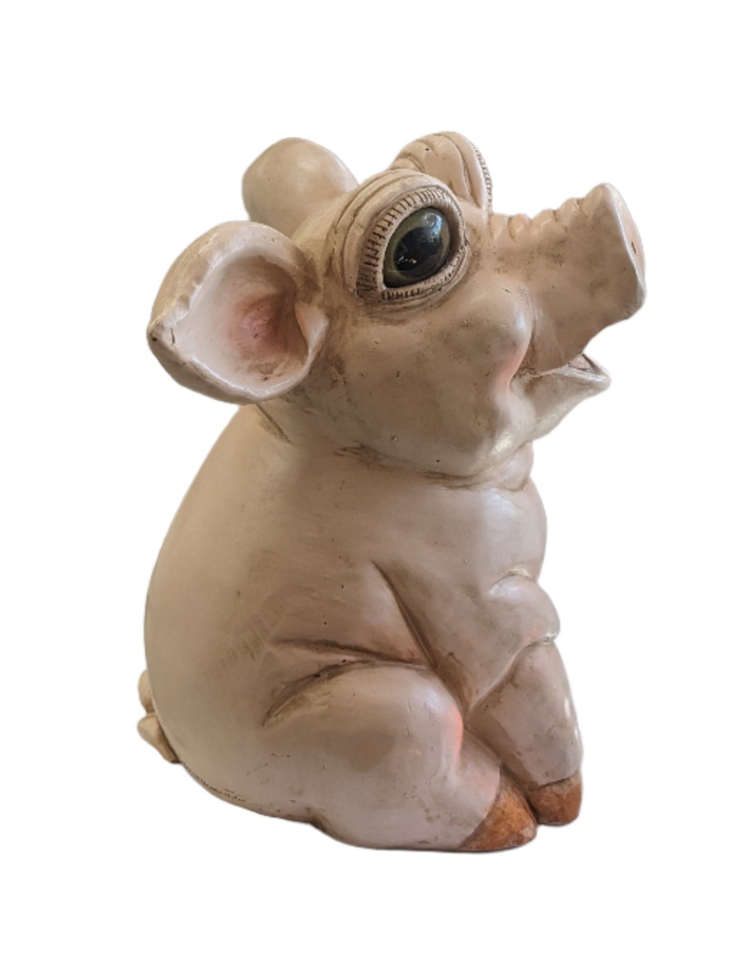 Large Sitting Pink Pig
