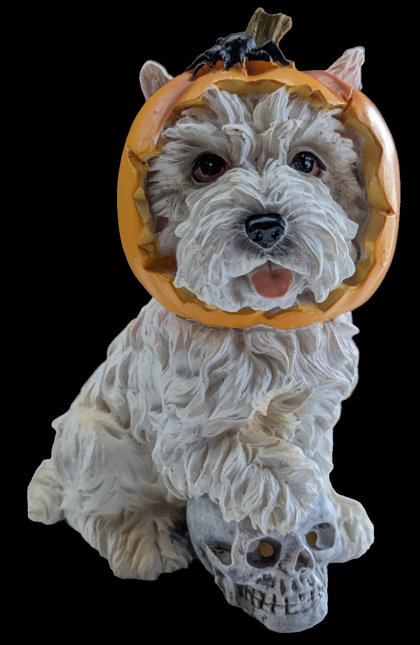 Resin LED Pumpkin Puppy