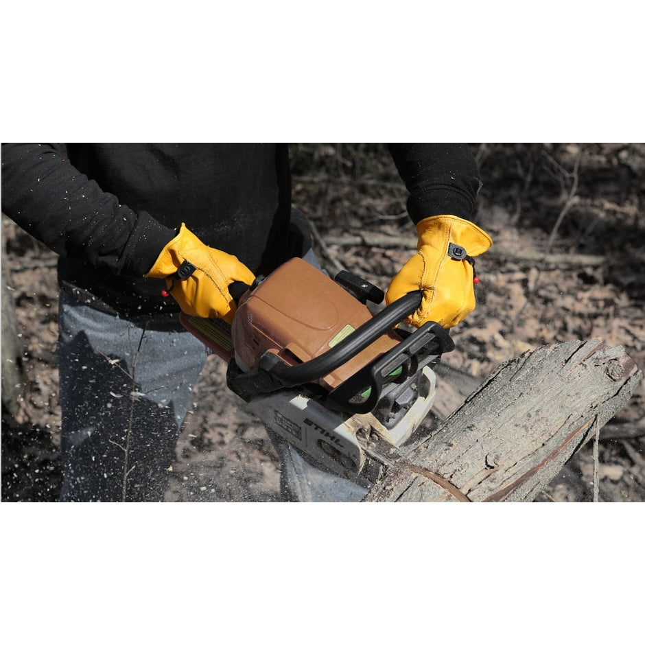 GLOVE LEATHER COWHIDE LG