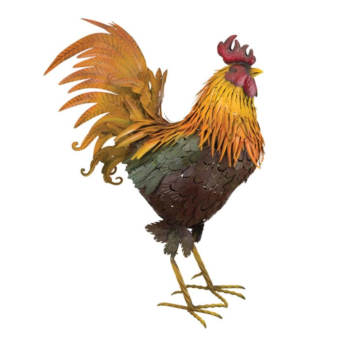 Napa Rooster Decor 34"