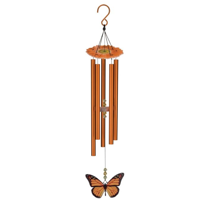 Butterfly Chime 32" Orange Monarch