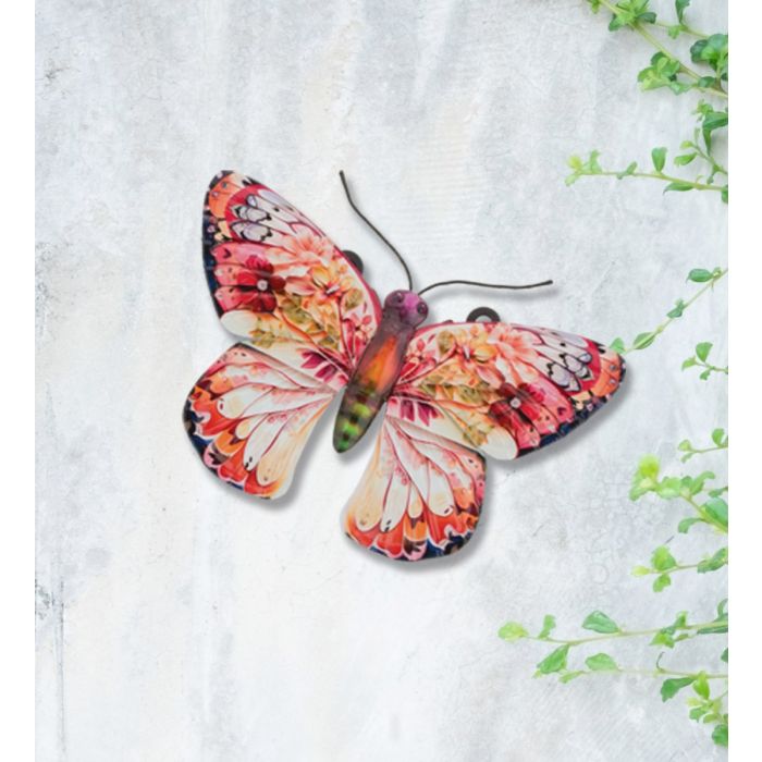 Butterfly Stake/Wall Decor Small - Pink
