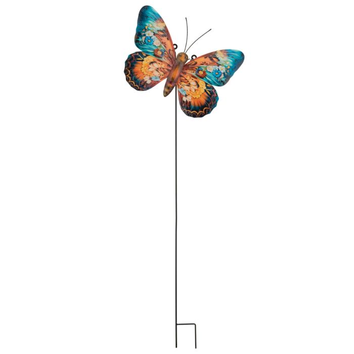 Butterfly Stake/Wall Decor Medium - Blue