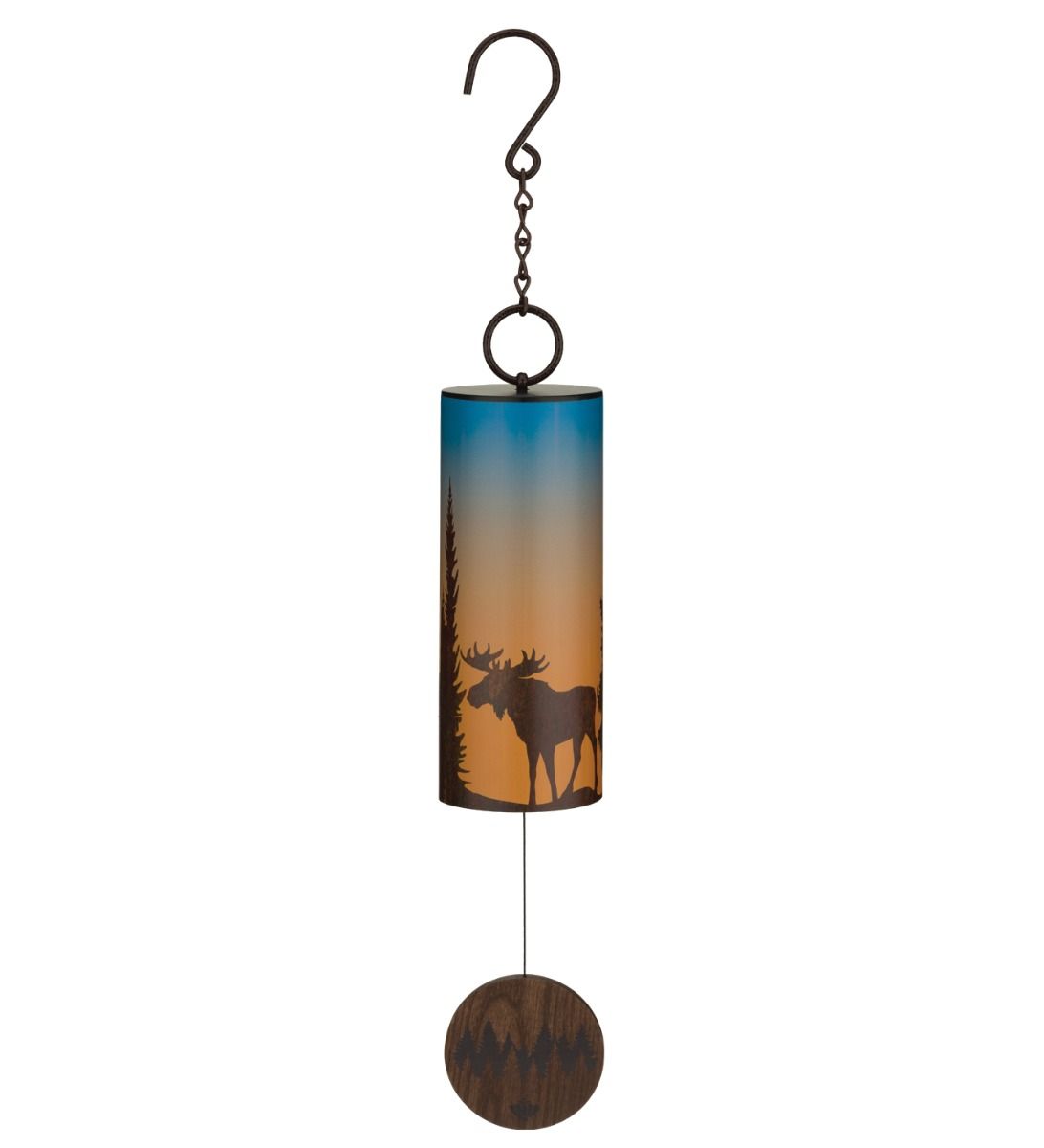 Night Sky Wind Bell 4" - Moose