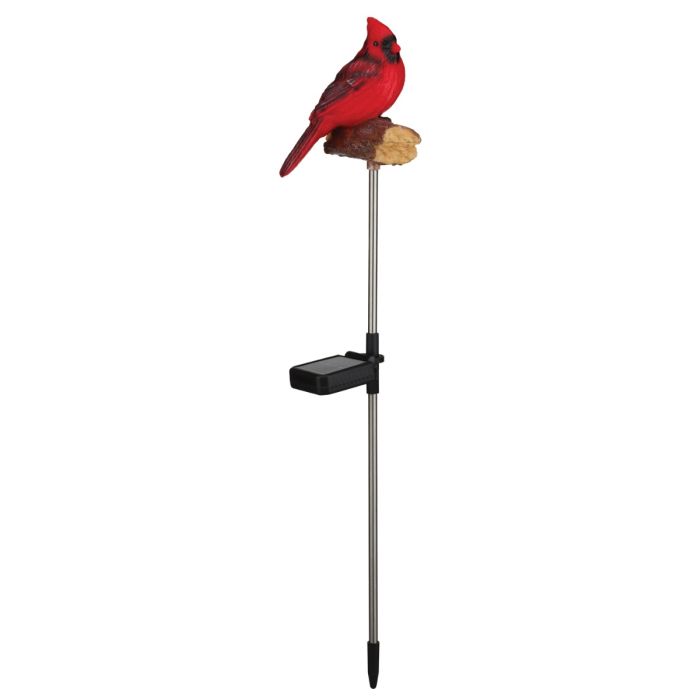 Songbird Solar/Sound Stake - Cardinal