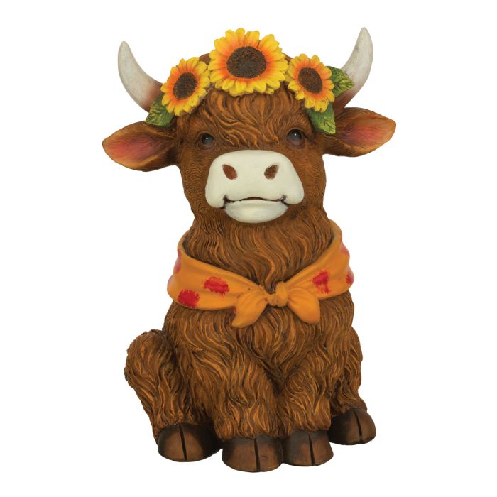 Meadow Bloom Highland Cow
