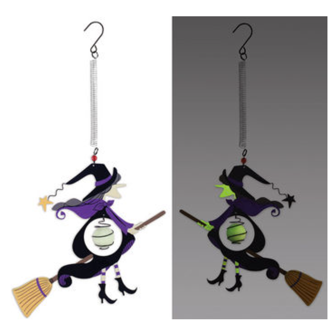 Glow-In-The-Dark Witch Bouncy