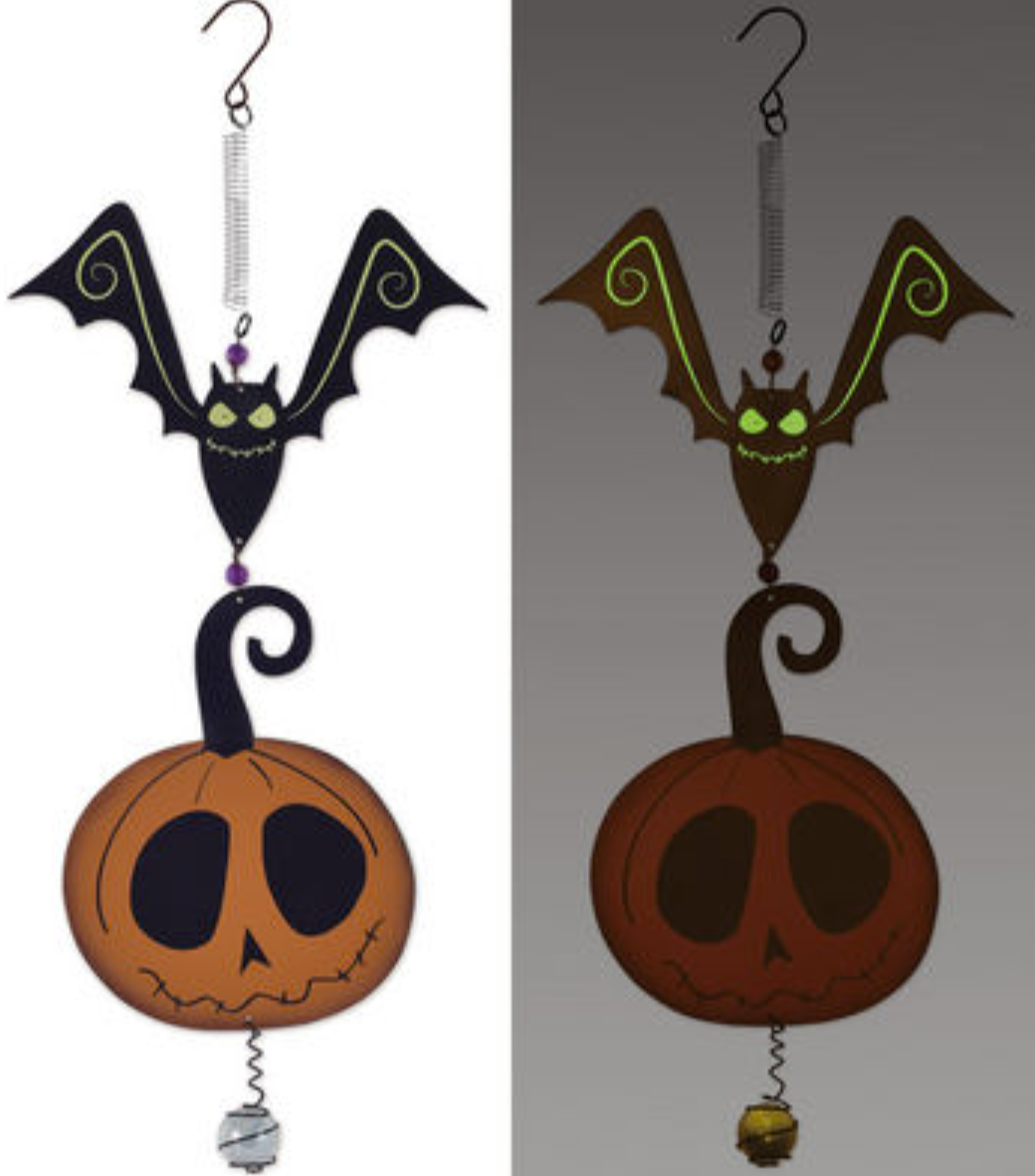 Pumpkin And Bat Bouncy