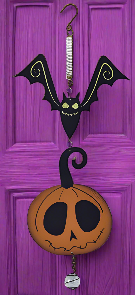 Pumpkin And Bat Bouncy