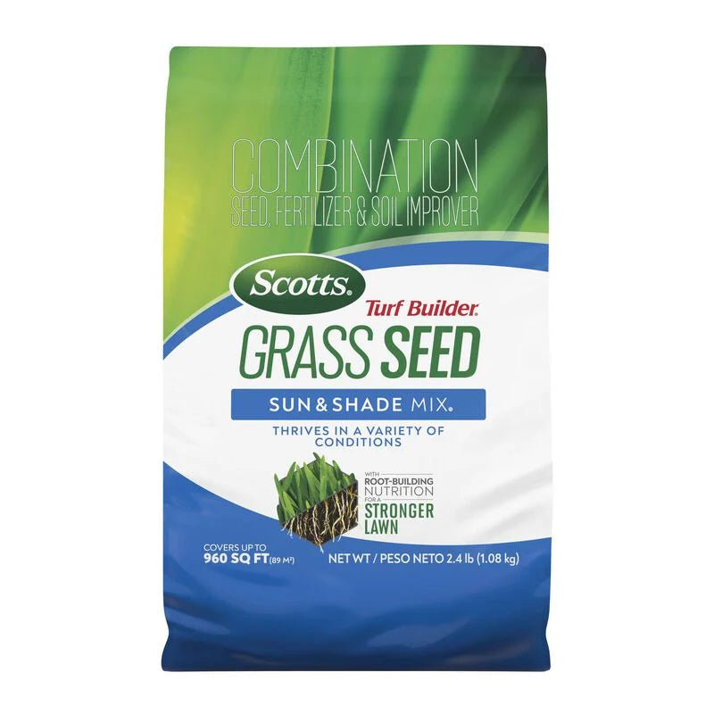 Scotts Sun & Shade Turf Builder Grass Seed 3LB