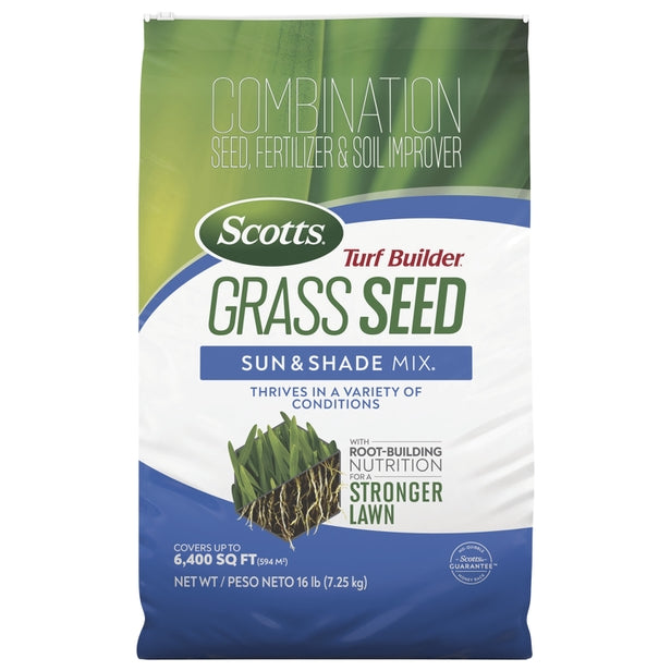 Scotts Sun & Shade Turf Builder Grass Seed 16LB