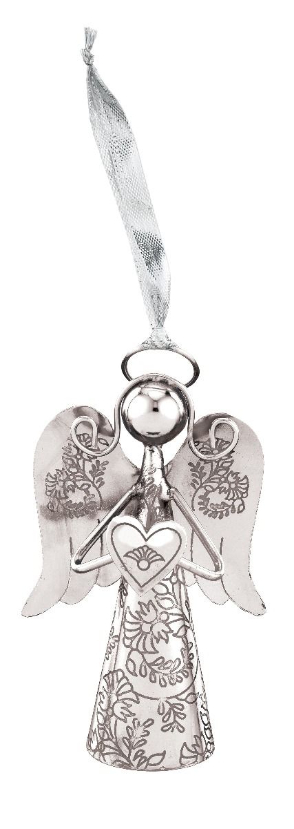 Angel Bell 4" - Heart