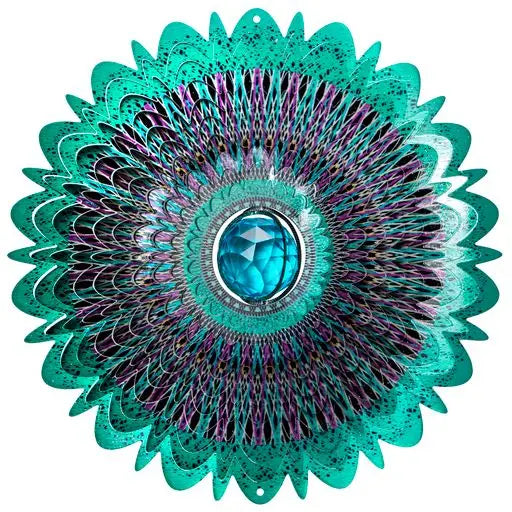 Crystal Cosmic Mandala Large 12" Wind Spinner