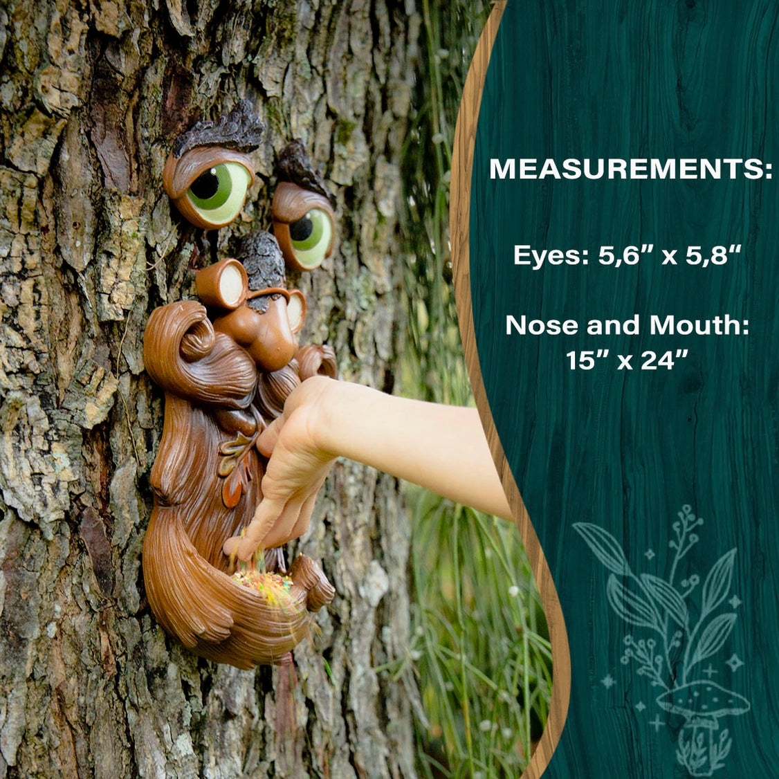 Tree Faces Decor Outdoor-Pipe Smoker