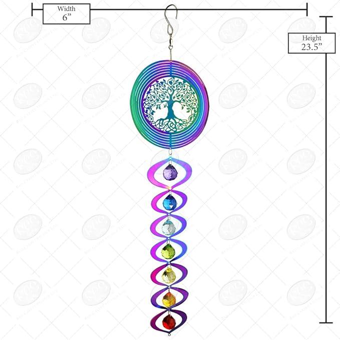 Iridescent Tree of Life Spinner