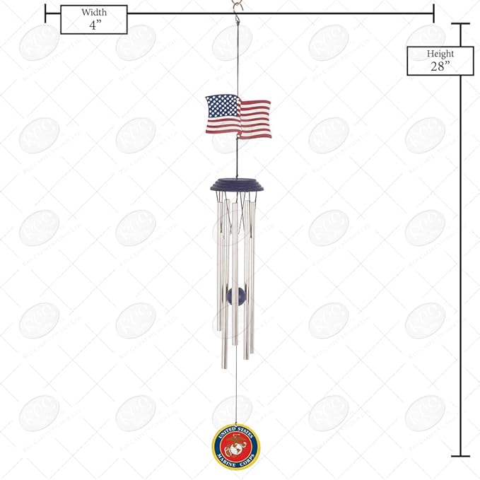 Chime Marines Flag Topper