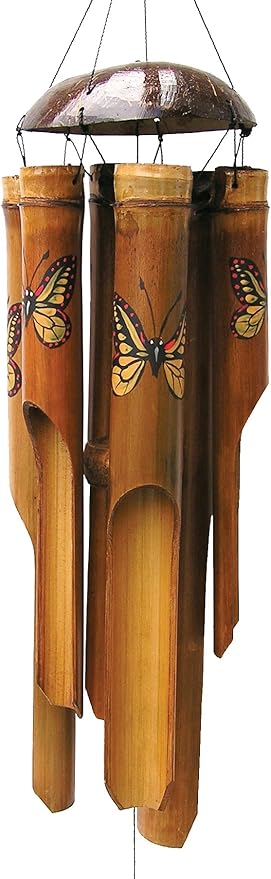 Medium Monarch Simple Bamboo Wind Chime