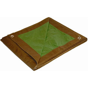 10 x 12 Brown/Green Reversible Tarp