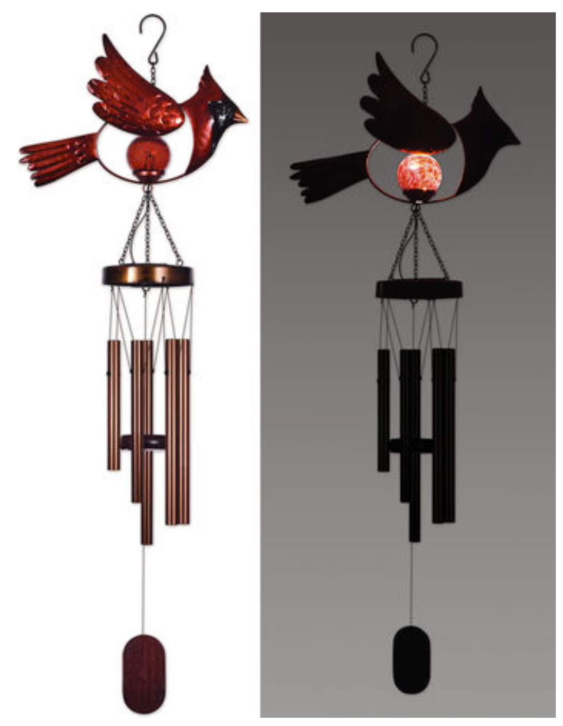 Cardinal Solar Chime 38"