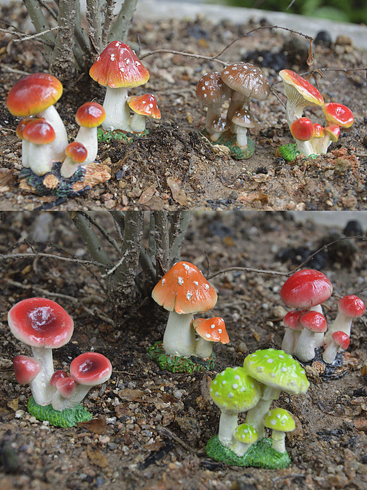 Resin Fairy Mushroom