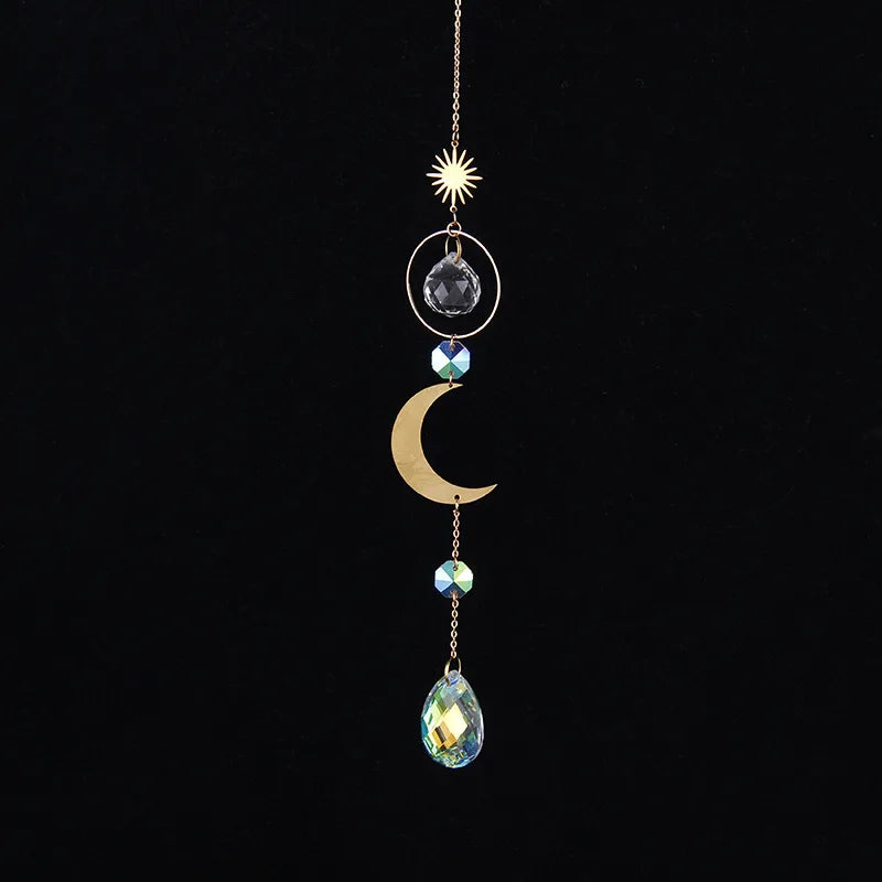 Crescent Moon With Crystal