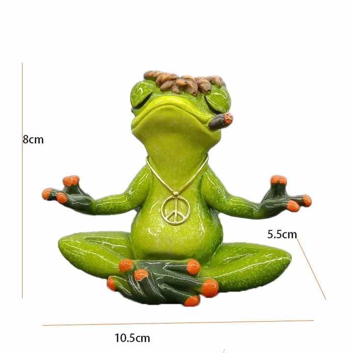 Meditating Peace Frog