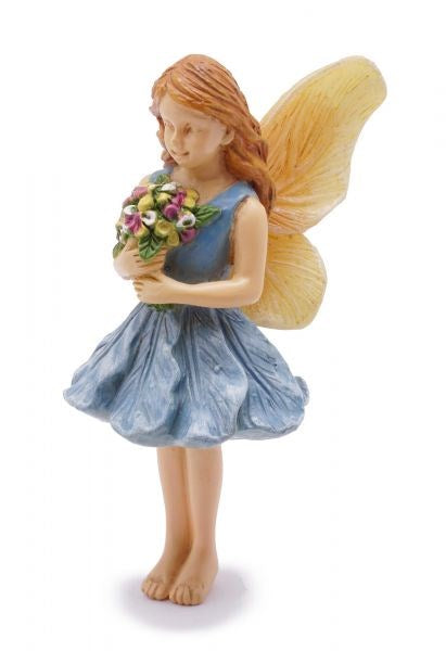 Gathering Blossoms - Fairy With Bouquet