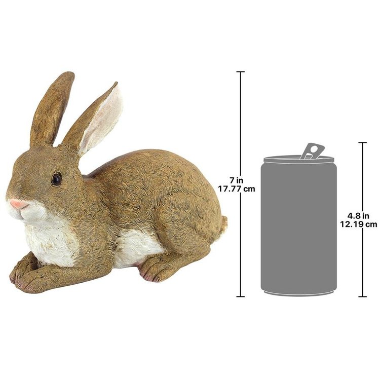 Bashful The Bunny, Lying Down Garden Rabbit Statue