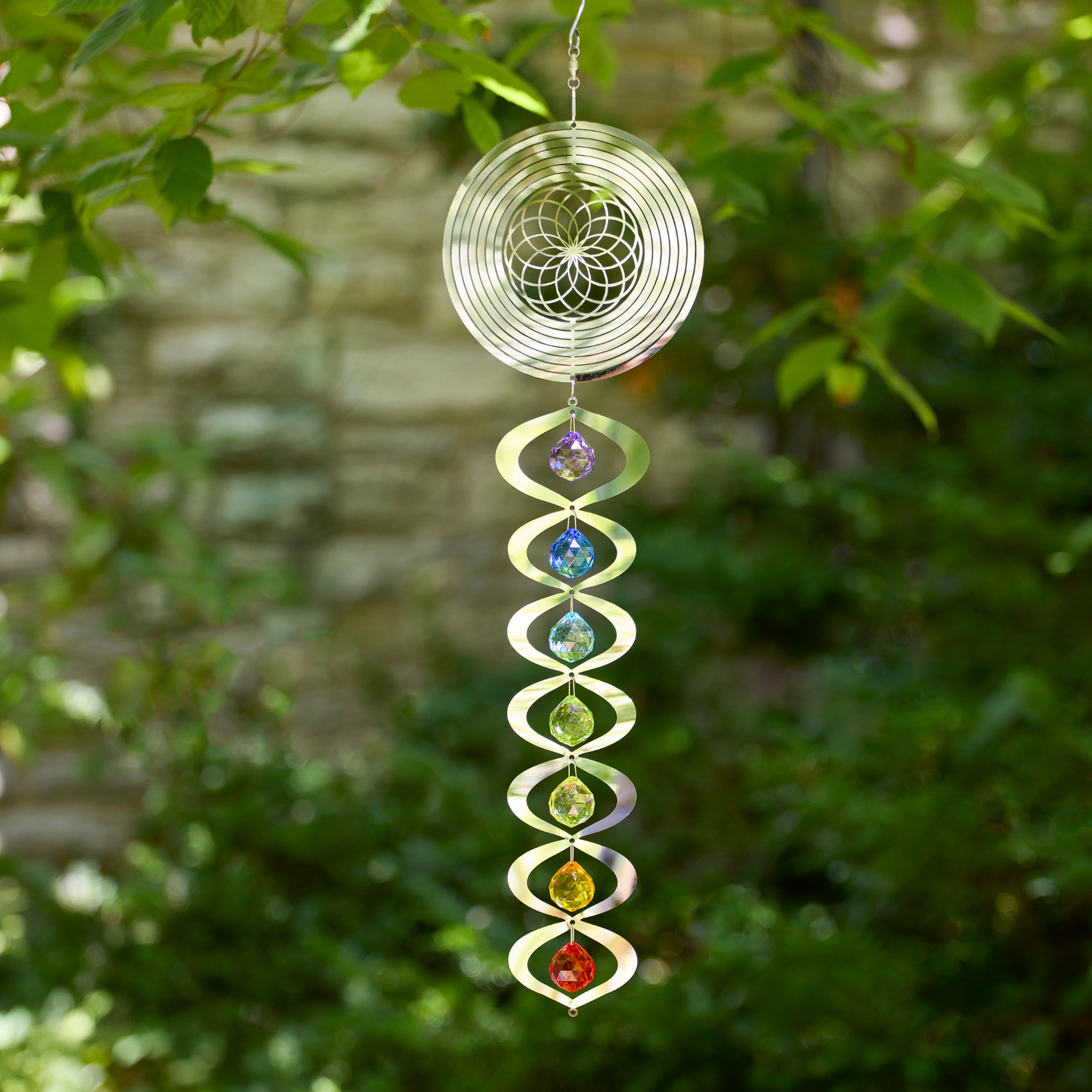23" Chakra Garden Spinner
