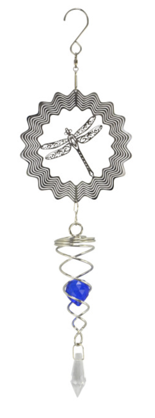 Dragonfly Suncatcher -Blue Crystal