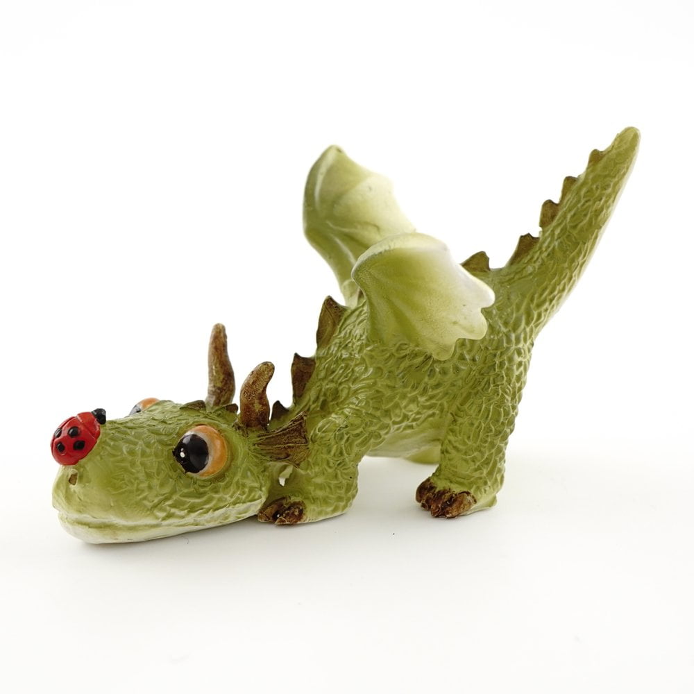 Mini Dragon Playing With Ladybug