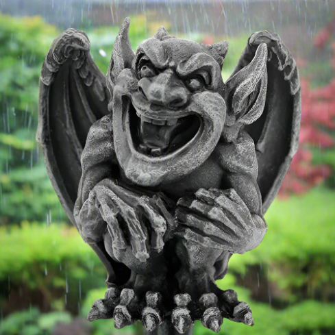 gargoyle planter pot Whimsy Gargoyle Smiling