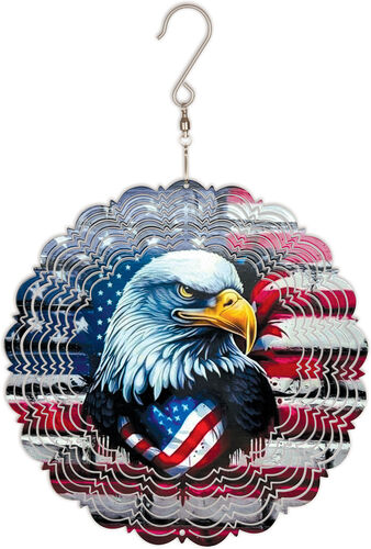 Eagle Crest Americana Wind Spinner 8in.