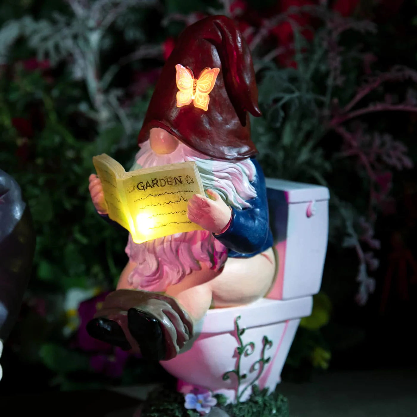 Toilet Timmy LED Gnome Statue