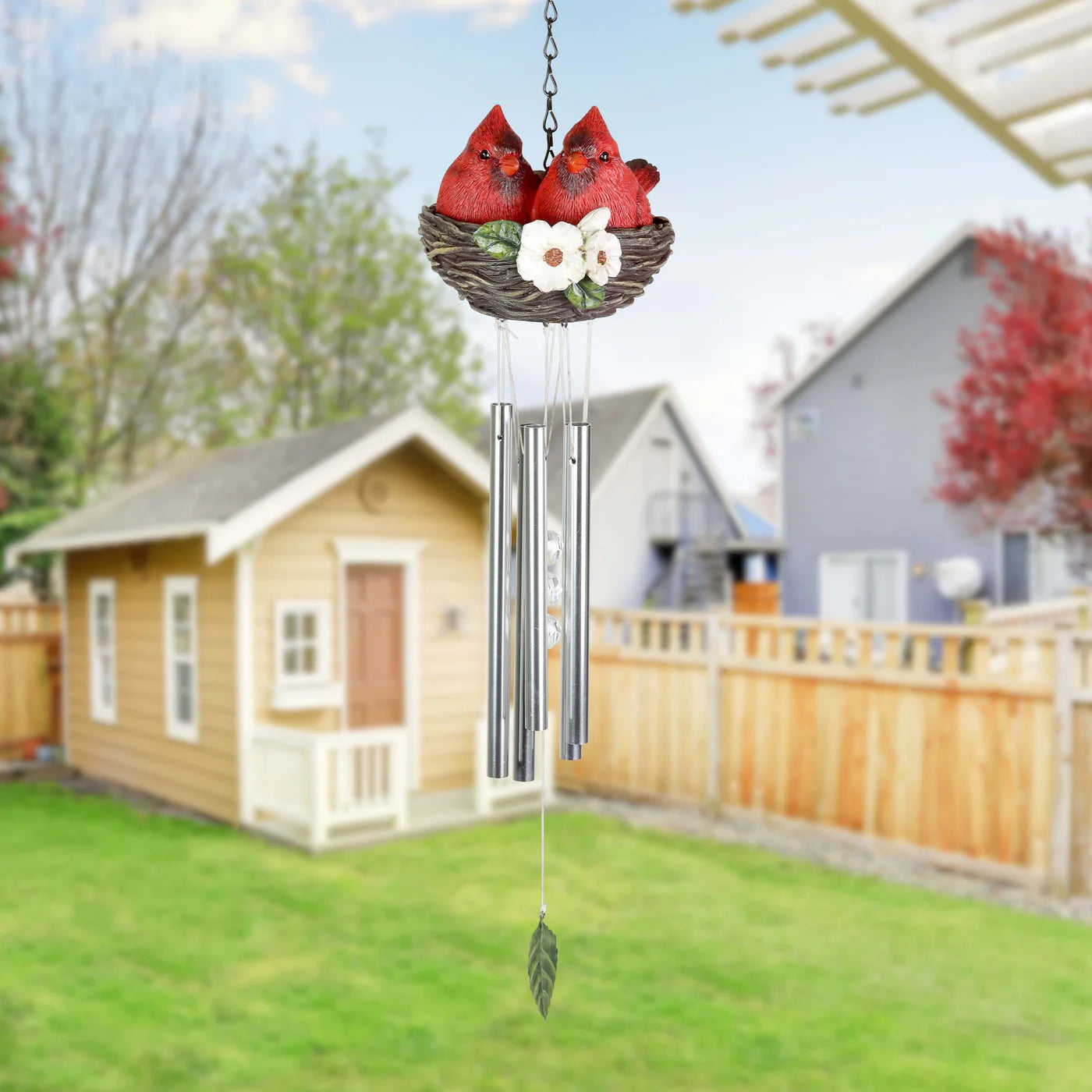 Nesting Cardinals Windchime