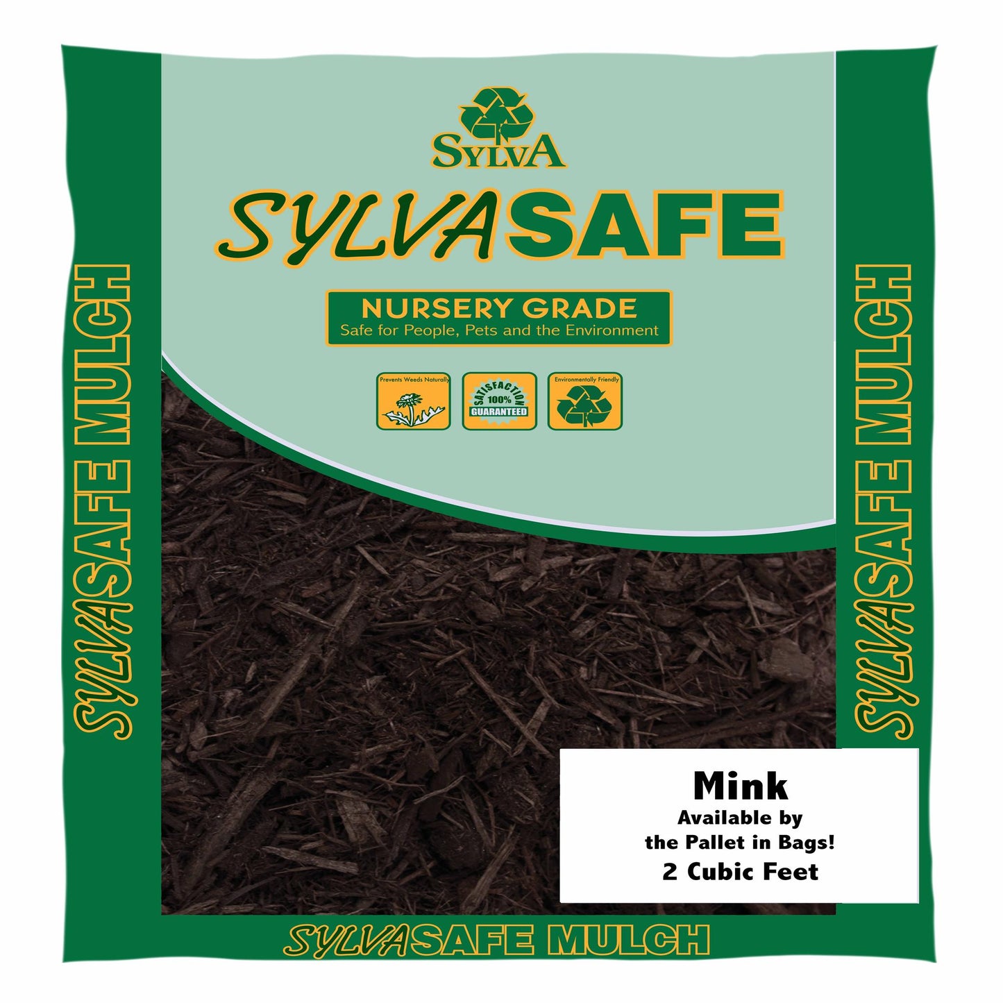 Brown Mulch 2 cu. ft. Bag