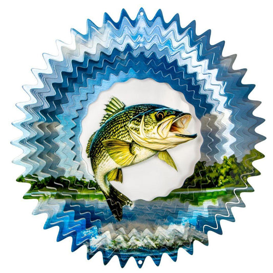 Bass Large 12" Wind Spinner
