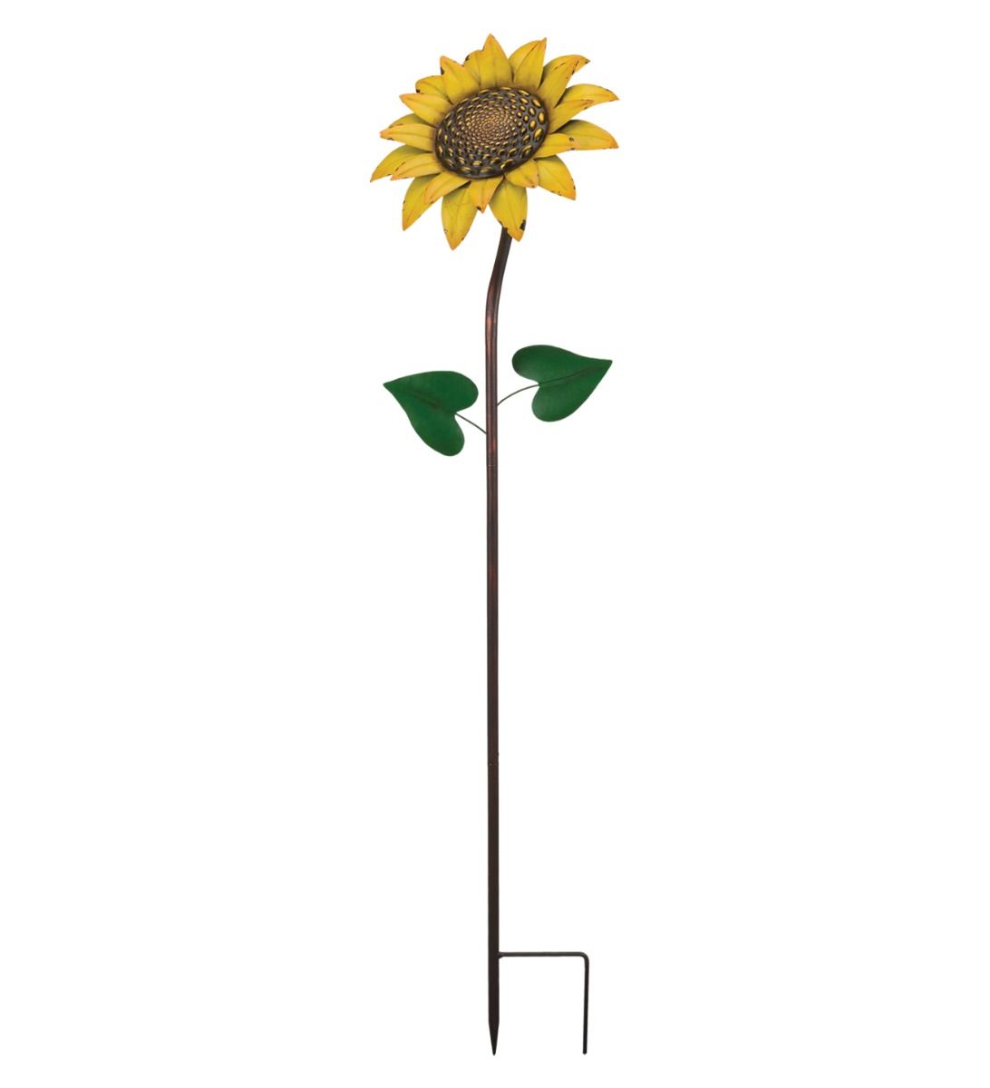 46" Vintage Flower Stake - Sunflower
