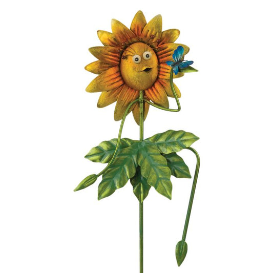 Be Jolly Garden Stake -Sunflower