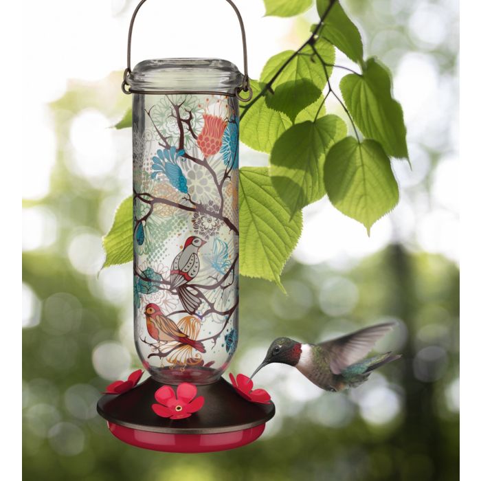 Scarlet Hummingbird Feeder - Bird