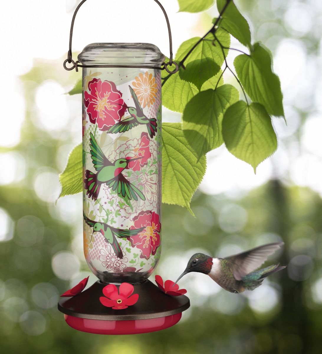 Scarlet Hummingbird Feeder - Hummingbird