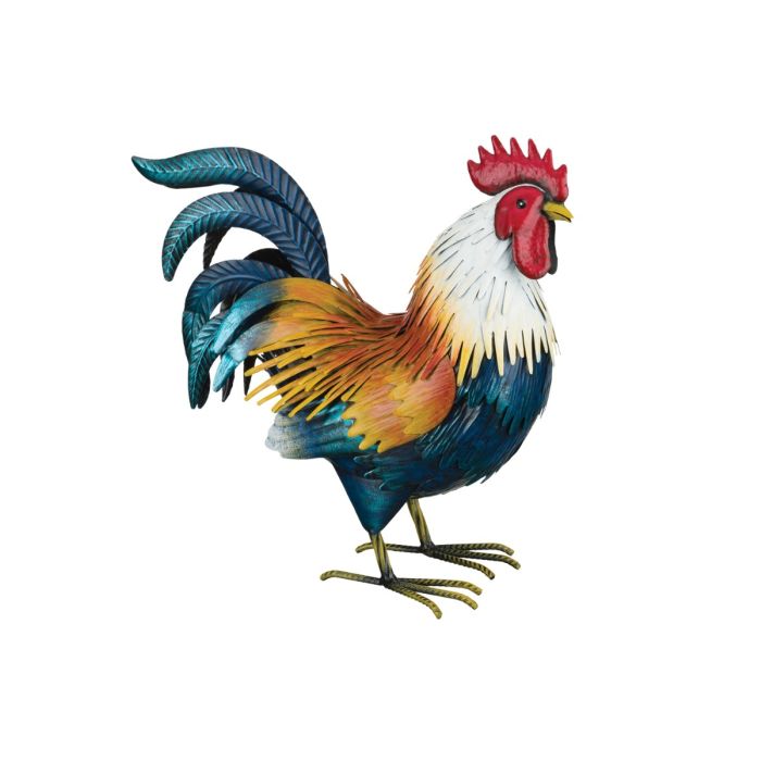 Golden Duckwing Rooster Decor Medium