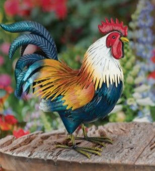 Golden Duckwing Rooster Decor Medium