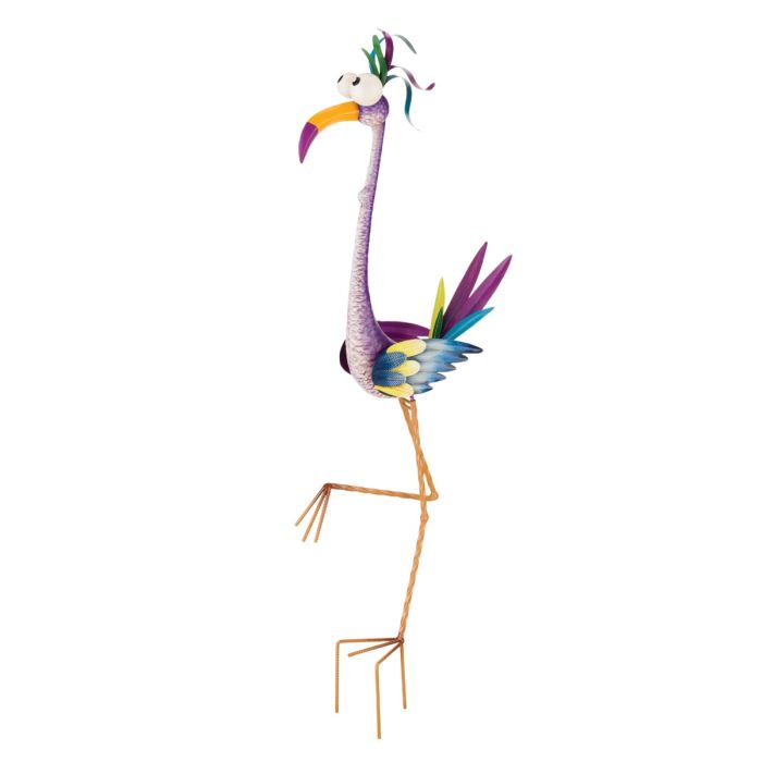 Goofy Bird Stake - Crane