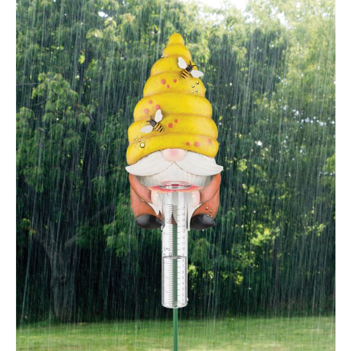 Gnome Rain Gauge-Bee