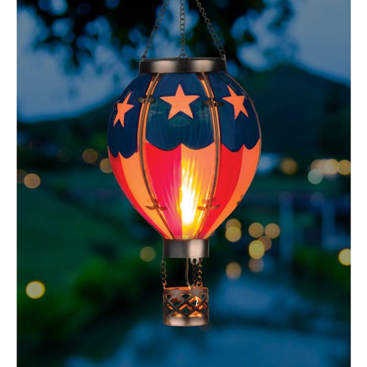 Hot Air Balloon Solar Lantern SM - Americana