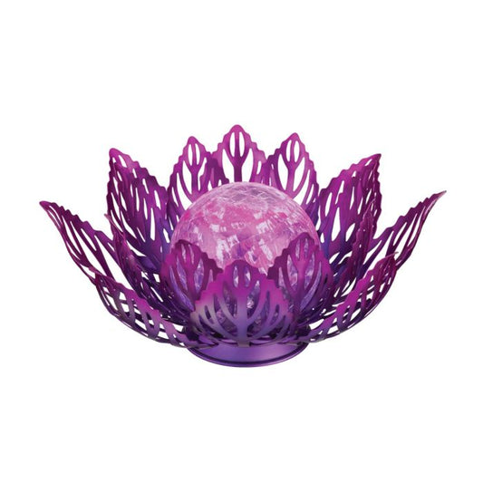 Floral Solar Decor - Purple