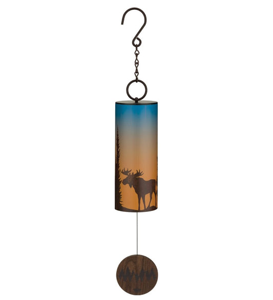 Night Sky Wind Bell 4" - Moose