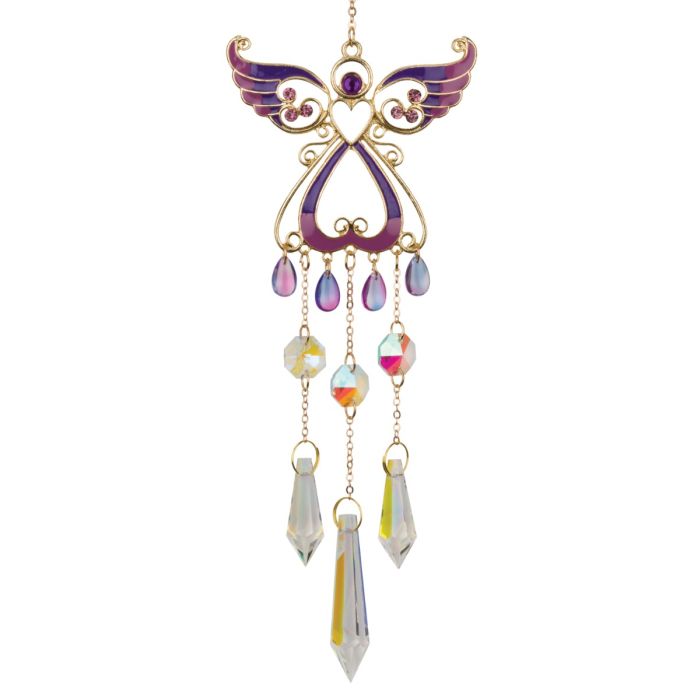 Daydream Angel Ornament - Purple