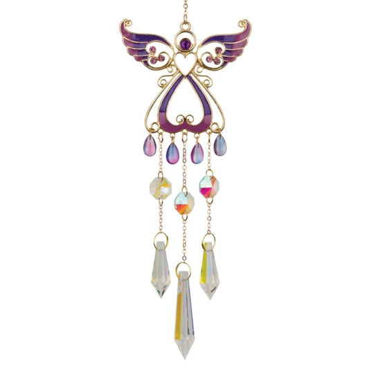 Daydream Angel Ornament - Purple